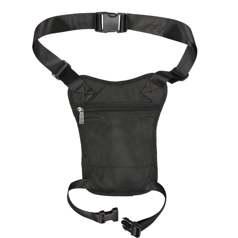Larswon Thigh Pack, Larswon Leg Bag Thigh Pouch Bag Tactical Waist Bag Motorcycle Bag Waterproof Black - Image 5